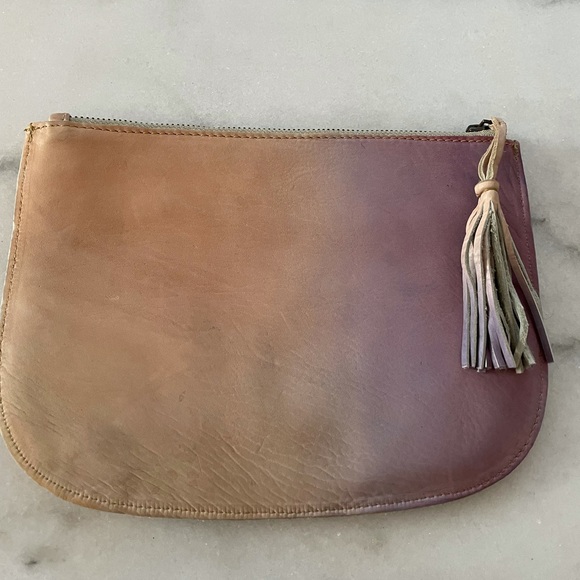 Pink and nude clutch - Picture 2 of 5